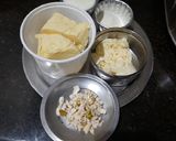 கேசர் கலாகந்த் (Kesar kalakand recipe in tamil) ரெசிபி ஸ்டேப் 1 புகைப்படம்
