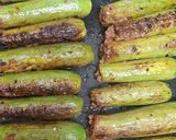 A picture of step 8 of Fried stuffed Zucchini.