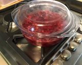 Une image de l'étape 7 de Compote de cerises et pêches de vigne.
