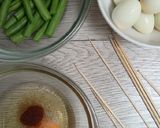 Foto langkah ke 1 dari resep Kushiage/kushikatsu (sate tusuk telur puyuh).