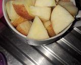 Foto del paso 3 de la receta: Batido de manzana y naranja 🍹/ Pancakes de manzana y chía 🥞