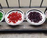 A picture of step 5 of Tutti fruity.