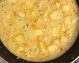 A picture of step 6 of Dahi ke Aloo.