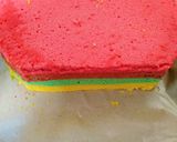 Foto langkah ke 7 dari resep Bolu kukus Rainbow.
