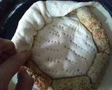 A picture of step 12 of Aloo kabab naan without oven serve with raita.