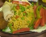 A picture of step 14 of Sunday Maggi Dhamaka Lunch #Maggipizza #Maggisizzler #MaggicabbageRolls #MaggiManchurian #MaggiSoup.
