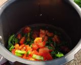 A picture of step 2 of Winter Special Andhra Style Palak Pappu.