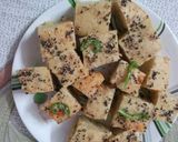 A picture of step 9 of Instant khaman/Besan dhokla.