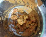 A picture of step 4 of Besan Karela Fry.