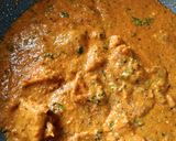 A picture of step 5 of Mughlai Paneer Masala.