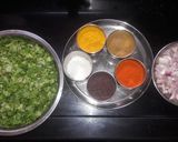 कोथिंबीर भाजी (kothimbir bhaji recipe in marathi) रेसिपी स्टेप 1 फोटो 
