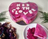 Foto langkah ke 7 dari resep #501. Dragon Fruit Cheese Cake 🍰.