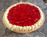Foto del paso 6 de la receta: Tarta de frutillas sin manteca🍓