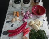 Foto langkah ke 1 dari resep Kotok'an Iwak Panggangan.