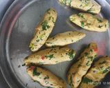 A picture of step 4 of Jowar Gatte.