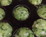 A picture of step 3 of Sago spinach appe.