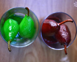 Foto del paso 1 de la receta: Peras al bicolor