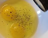 Baconos-sajtos omlett recept fázis 1 fotója