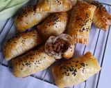Foto langkah ke 4 dari resep Puff Pastry Isi Abon.