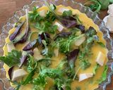 Une image de l'étape 3 de ☆Fritatta Chèvre, Noix, Mesclun et Miel☆.