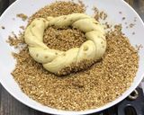 صورة لخطوة 7 من وصفة سيميت / سميط بالسمسم 🥯