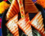 ग्रिल्ड वेज सैन्डविच (grilled veg sandwich recipe in Hindi) रेसिपी चरण 6 फोटो