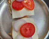 A picture of step 7 of Veg burger.