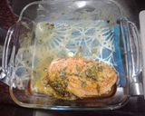 A picture of step 4 of Creamy Spinach Cheese Stuffed Chicken Served With Hummus.
