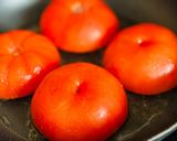Hình bước làm 3 của món Cà Chua Nhồi Chả Tôm Quết Áp Chảo
