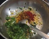 A picture of step 8 of Spilt bengal gram samosa.