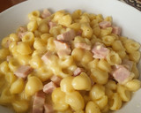 Foto del paso 3 de la receta: Mac&cheese con taquitos de jamón ahumado