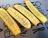 Une image de l'étape 2 de Courgettes jaunes balsamique et colombo.