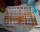 Pas rețetă Tort de gofre cu cremă de vanilie și oreo 8 fotografie