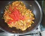 A picture of step 6 of Chicken Jalfrezi.