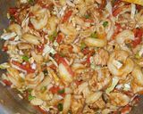 A picture of step 12 of Masala Pasta.