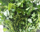 Hình bước làm 1 của món Cải xoong xào thịt băm