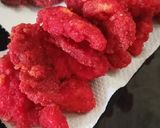 A picture of step 7 of Cheetos Flamin Hot Fried Chicken.