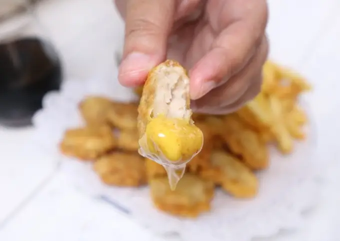 Langkah-langkah untuk membuat Resep NUGGET MCD BTS MEAL ALA RUMAHAN | Saos Cajun Homemade