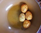 A picture of step 1 of Easy Egg Curry.