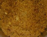 A picture of step 4 of Gur waly chawal.