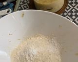 A picture of step 2 of 10 min Breakfast | Banana chocolate chip quick pancake batter.