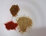 A picture of step 3 of Kadai paneer.