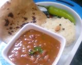 A picture of step 1 of Rajma Chawal with Chapati Navratri Special.