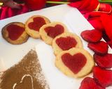 A picture of step 7 of Vanilla heart cookies.