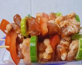 Hình bước làm 2 của món Thịt xiên nướng