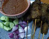Gambar langkah 3 resipi Satay Daging.