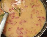 A picture of step 3 of Dal Dhokli.