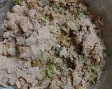 A picture of step 2 of Quinoa patties.