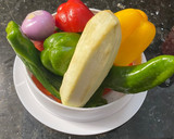 Foto del paso 1 de la receta: Coca de verduras al horno