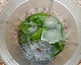 A picture of step 1 of Chilled Holy Basil Sharbat.